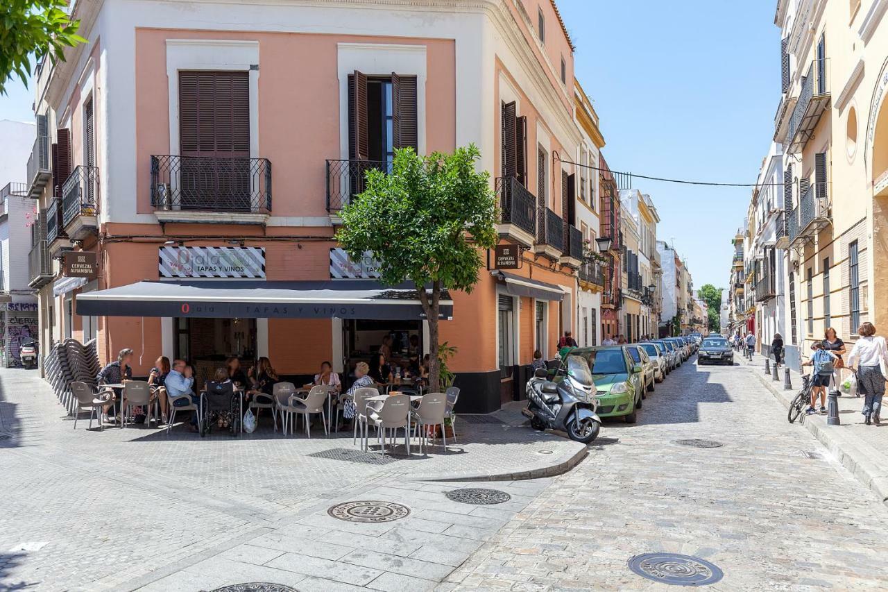 Pasaje Amores Iz. - Tranquilidad Y Vida Cultural En Centro Sevilla 4Px Kültér fotó